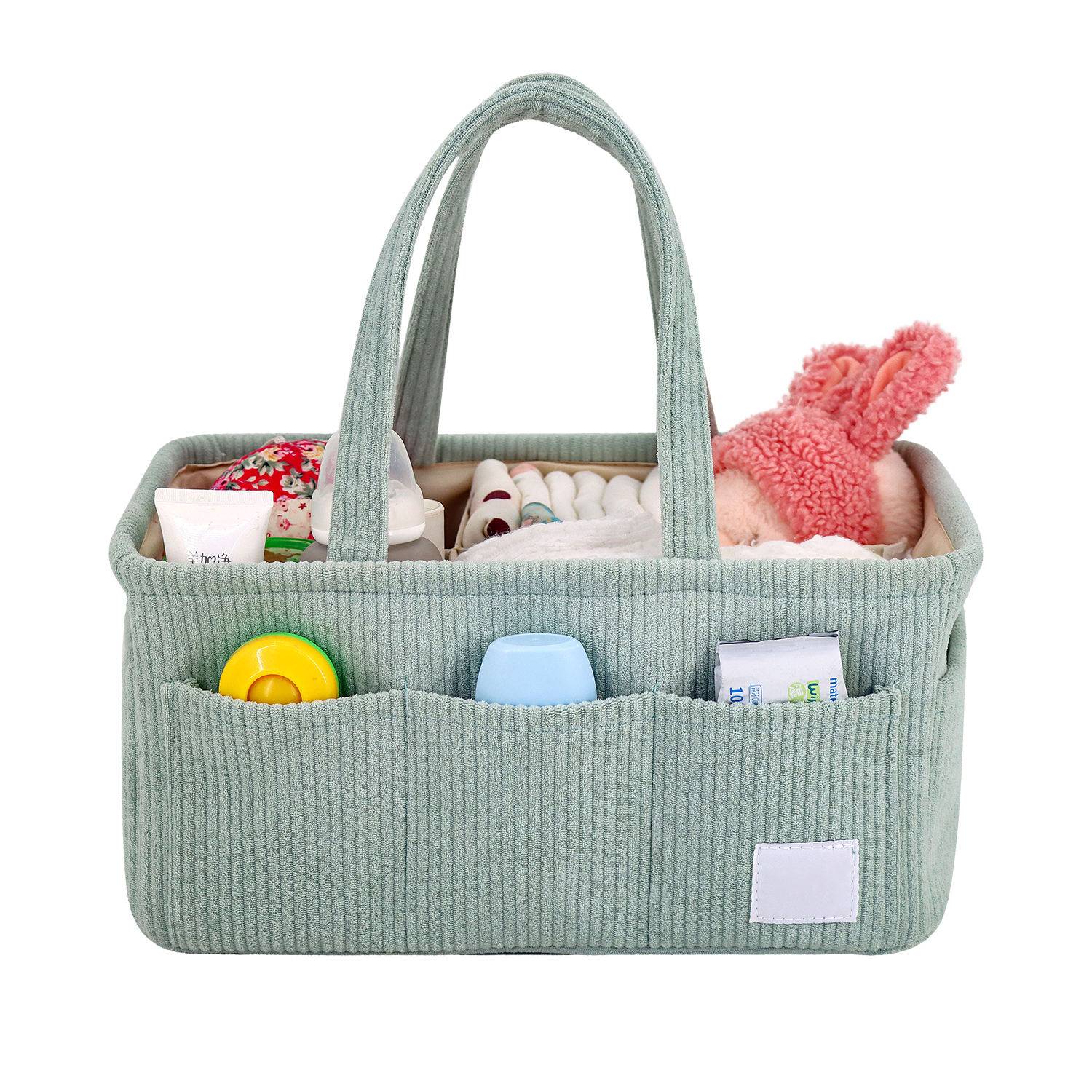 Diaper Caddy Front with accessories