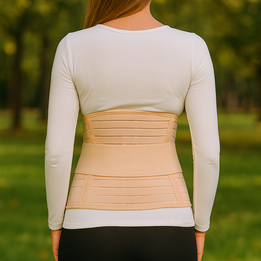 Postpartum Belly Wrap Peach Back