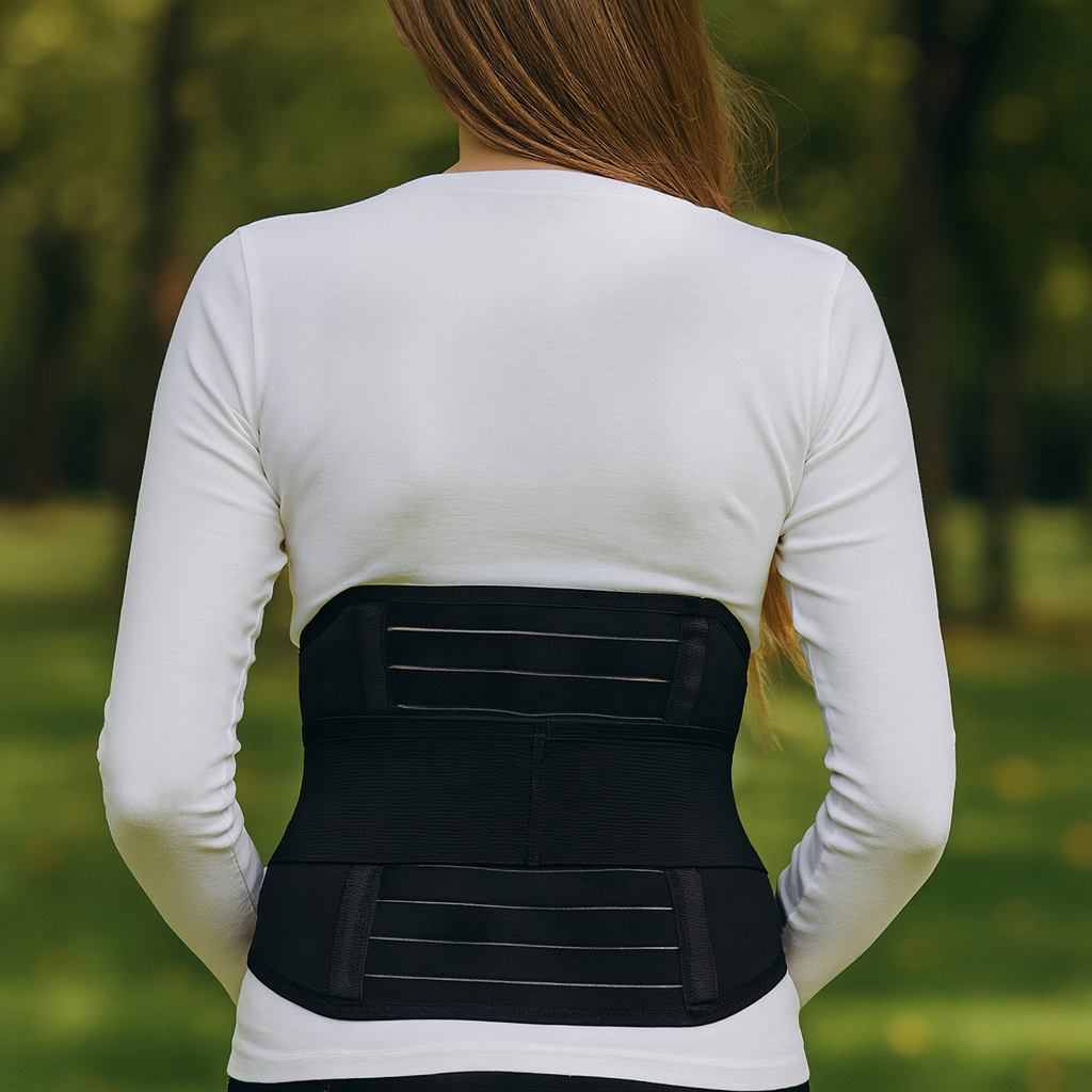 Postpartum Belly Wrap Black Back
