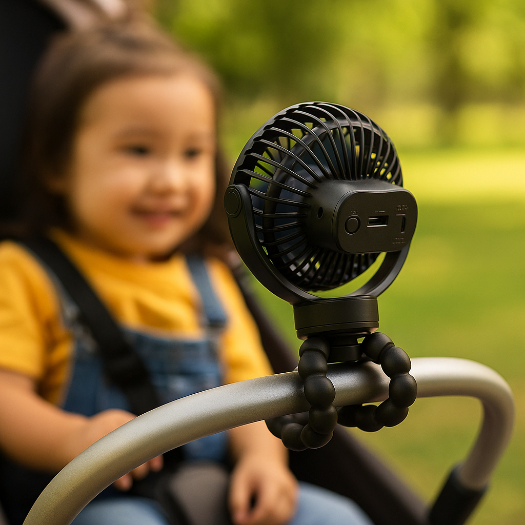 Stroller Fan Back