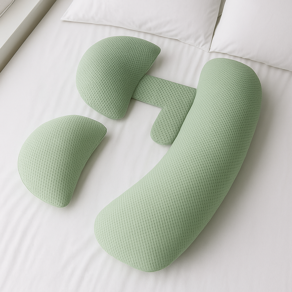 Pregnancy Pillow – Full Body Maternity Pillow for Sleeping, Back & Belly Support